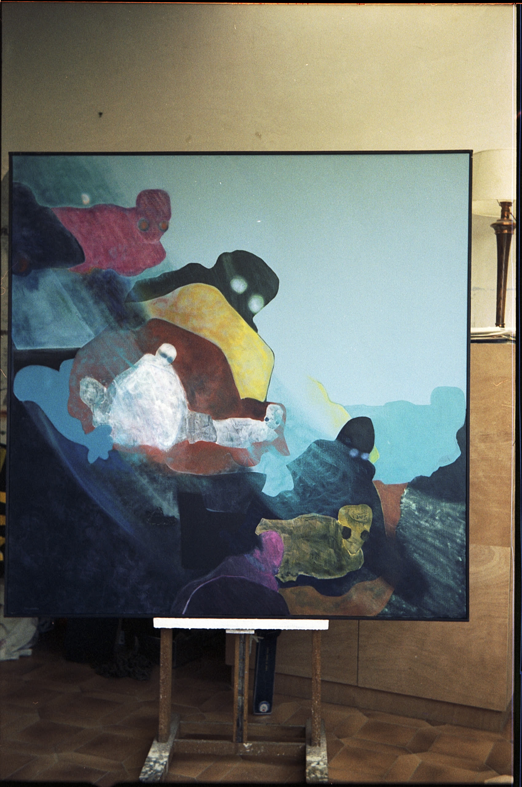 Toile sur le chevalet